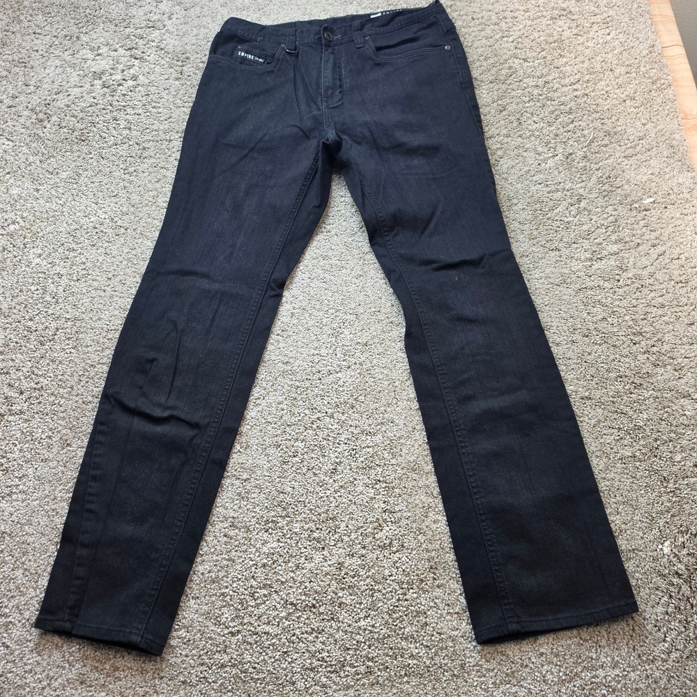 Empyre Sledgehammer Mens Jeans 32 Black Cotton Blend Skate Streetwear Adult